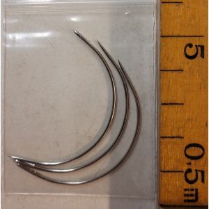 Kaarevat neulat, 3 kpl/pkt