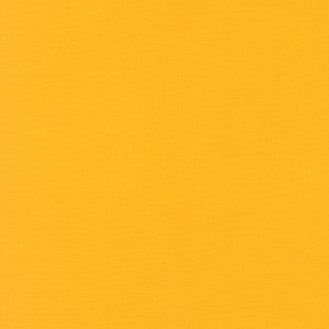 Puuvillakangas keltainen Kona Cotton Corn Yellow, väri 1089, Robert Kaufman