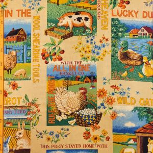 Maatilan eläimet 22, Concord House Tarjouskangas rajoitettu erä