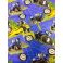 New Holland -traktorikangas, puimurikangas, sininen,  lev 112 cm, 100% puuvillaa. Hinta/m