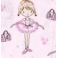 Balleriinat kangas 32, Timeless Treasures, Fun-CM3817 pink, vaaleanpunainen